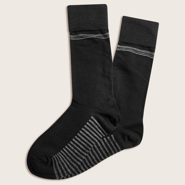 Media larga en algodón