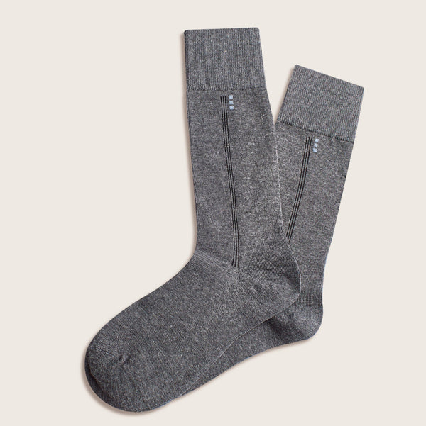 Media larga en algodón